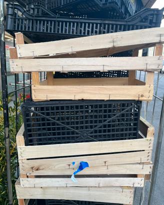 Cassette leggere in legno e/o  in plastica