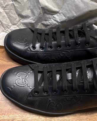 scarpe GUCCI nere tg 42
