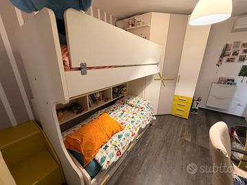 Camera doppia letto a castello