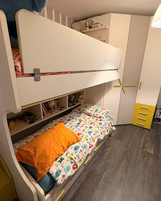 Camera doppia letto a castello