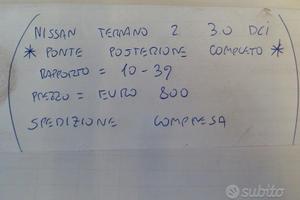Ponte post nissan terrano 2 3.0 dci