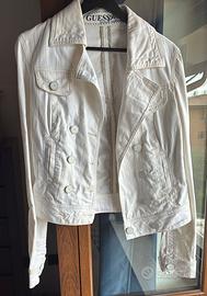 Giacca Guess Jeans bianca – stile casual chic