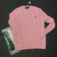 Maglione della ralph lauren a trecce