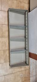 scaffale completo di ripiani con divisori 90x30 cm