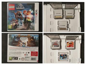3 giochi Nintendo 3DS: Pokemon, Lego Jurassic, WRC