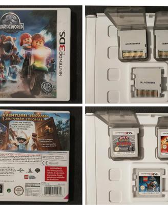 3 giochi Nintendo 3DS: Pokemon, Lego Jurassic, WRC