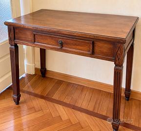 Console / scrittoio in legno  con cassetto