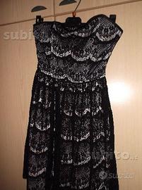 Vestito nero in pizzo