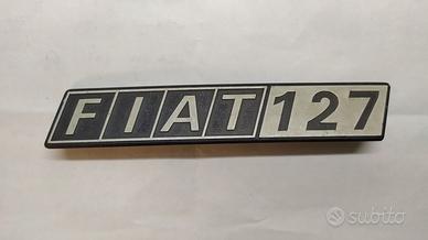 Scritta targhetta vintage Fiat 127
