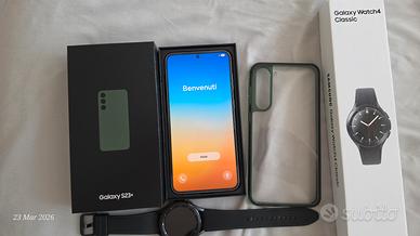 Samsung S23 plus 512gb + watch 4 classic 46mm