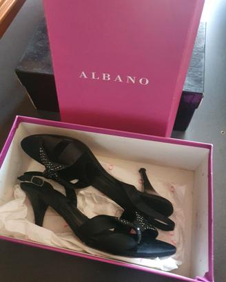 sandalo nero Albano