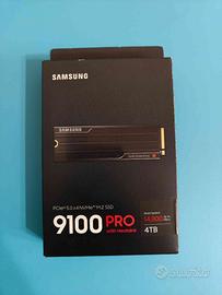 Samsung 9100 Pro 4TB con Dissipatore SSD NVMe PCIe