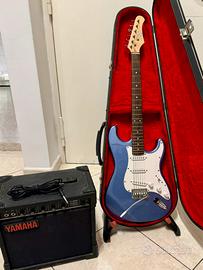 Chitarra elettrica Eko + amplificatore Yamaha