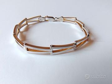 Bracciale semirigido in argento 