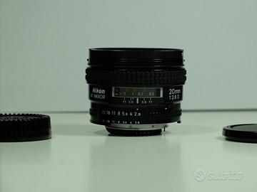 Nikon Nikkor AF 20mm f2.8 D In perfetto stato