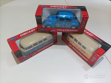 macchinine e mini bus Volkswagen samba maggiolino
