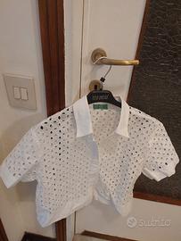 Camicia in sciangallo tg. XS di Benetton nuova 