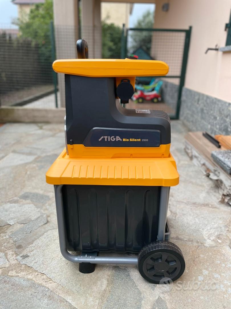 Biotrituratore Elettrico STIGA Bio Silent 2500 - 2500W, Rullo 8 Denti, Per Giardino - Foto 7