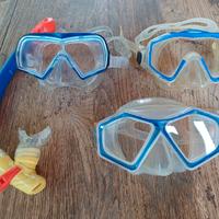 Maschere sub snorkeling e pinne 38