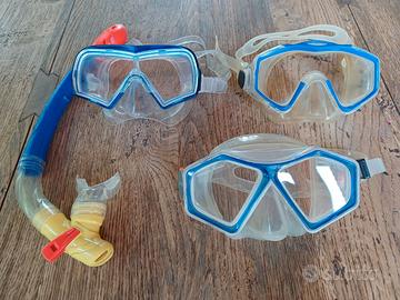 Maschere sub snorkeling e pinne 38
