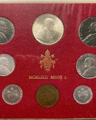MONETE. Set ufficiale Città del Vaticano 1963