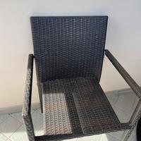 N 3 Sedie intrecciata in  plastica