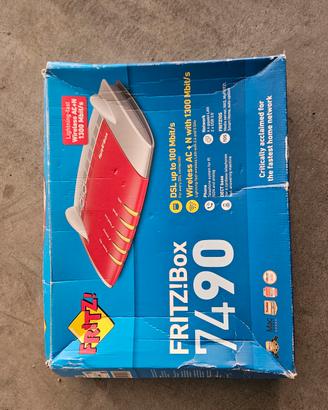 modem internet fritz! box 7490