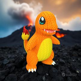 Statuetta Charmander Pokémon Effetto Maglia Artigi