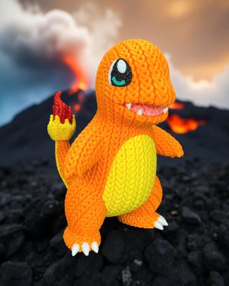 Statuetta Charmander Pokémon Effetto Maglia Artigi