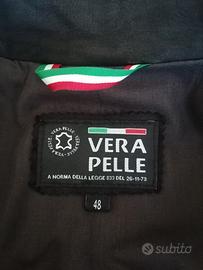giubbotto vera pelle 