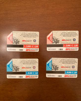 Schede telefoniche Giubileo 2000