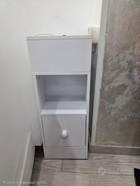 mobiletto salvaspazio bianco