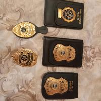 Placca investigatore / Security