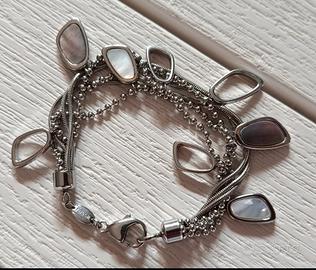 bracciale Fossil acciaio 