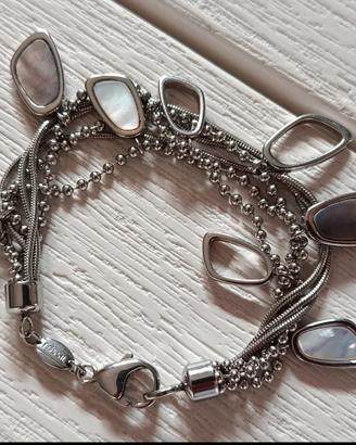bracciale Fossil acciaio 