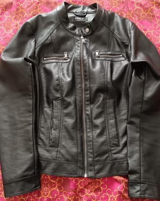 ONLY & SONS GIACCA UOMO ORIGINAL PELLE TGS(44) NEW