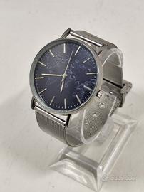 Orologio "World Map" - Quadrante Blu Notte 