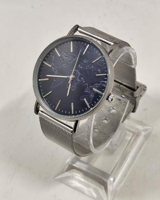 Orologio "World Map" - Quadrante Blu Notte 