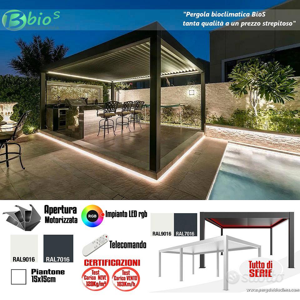 Subito Pergola bioclimatica gazebo lamelle