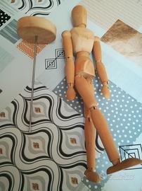 Manichino disegno in legno