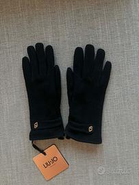 GUANTI LIU JO S SUEDE PELLE PECORA CON STRASS GIOI
