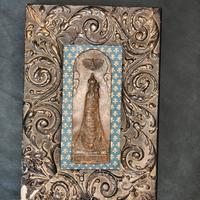 Placca devozionale in metallo