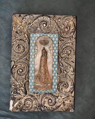 Placca devozionale in metallo