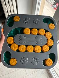 Gioco interattivo per cani, dispenser per cibo