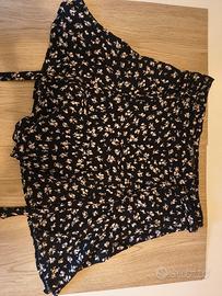 Gonna pantalone corta a volant