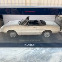 Alfa Romeo Spider 2000 del 1978 1:18 Norev