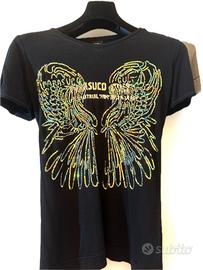 T-shirt Parasuco Cult Y2K con ali d’angelo