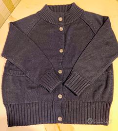Maglione Cardigan Blu tg42
