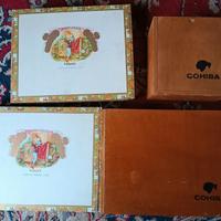 Scatole sigari vuote