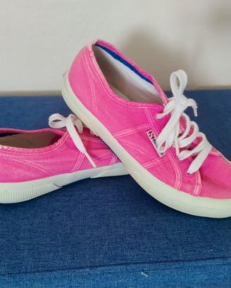 Scarpe Superga rosa/fucsia